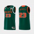 #23 Kameron McGusty Replica Miami Swingman College Basketball Mens Green Jersey 784541-129