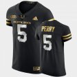 #5 N'Kosi Perry Golden Edition Miami Hurricanes 2020-21 Authentic Men's Black Jersey 864331-642