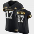 #17 Peyton Matocha Golden Edition Miami 2020-21 Authentic Men Black Jersey 798417-313
