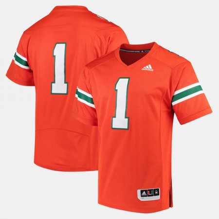 #1 2017 Special Games Miami Hurricanes Men Orange Jersey 711541-133