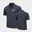 OHT Military Appreciation Miami Hurricanes Digital Camo Men Charcoal Polo 198630-570