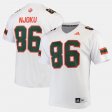 #86 David Njoku 2017 Special Games Miami Mens White Jersey 320759-378