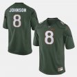 #8 Duke Johnson College Football Miami Youth Green Jersey 785257-709