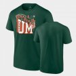 March Madness Hurricanes Final Four Local Men Green T-Shirt 711560-152