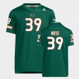 #39 Cyrus Moss Replica University of Miami Youth Green Jersey 277215-382